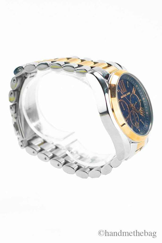 Michael Kors (MK5606) Bradshaw Silver Rose Gold Stainless Steel Case Wrist Watch